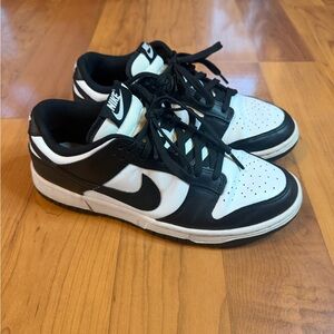 Nike Classic Black and White Panda Dunks Women’s 8.5